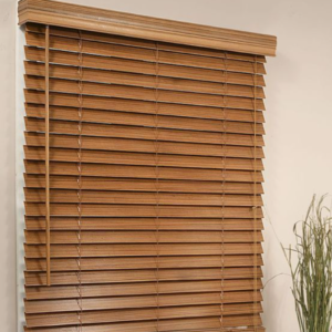 wooden blinds